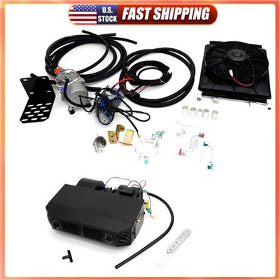 12V Cool & Heat Electric Universal Underdash Air Conditioner DC Auto Car A/C Kit