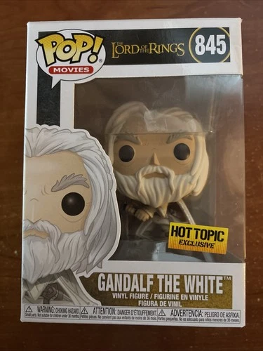 Funko Pop! Movies Lord Of The Rings Gandalf The White #845 Hot Topic Exclusive