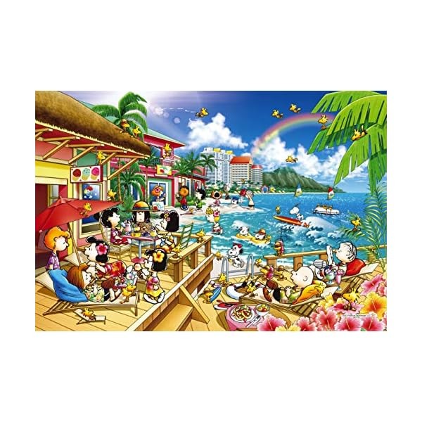 1053pcs Jigsaw Puzzle PEANUTS Peanuts Beach Resort Super Small Piece (26x38c