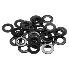 100 Pcs M8 Stainless Steel Flat Washer, 16mm Outer Diameter Flat Washer