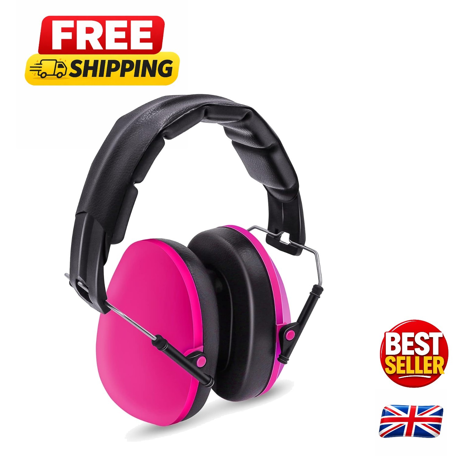 Compact Noise Cancelling Earmuffs for Children - Ideal for Outdoor Activities