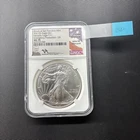 2021-S HERALDIC EAGLE T-1 NGC MS70 EMERG. PROD. - FDI ~ JOHN MERCANTI SIGNED