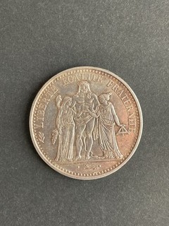 France Pièce de 10 Franc en Argent Hercule 1965