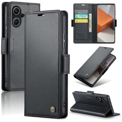 Handyhülle Xiaomi Redmi Note 13 Pro Plus 5G Klappbar RFID Schutz Kartenfach T...