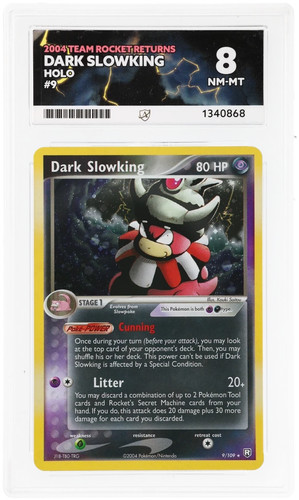 Dark Slowking graded ACE 8 for sale on eBay