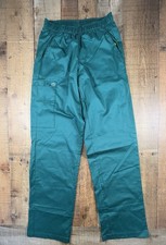 WonderWink WonderWORK Scrub Pants Womens XS Teal Green Cargo Stretch NWT