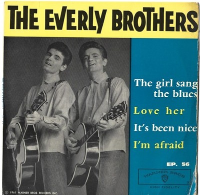 Everly Brothers The Girl Sang The Blues - RARE FRENCH Vinyl, 7'', 45 RPM, EP PC