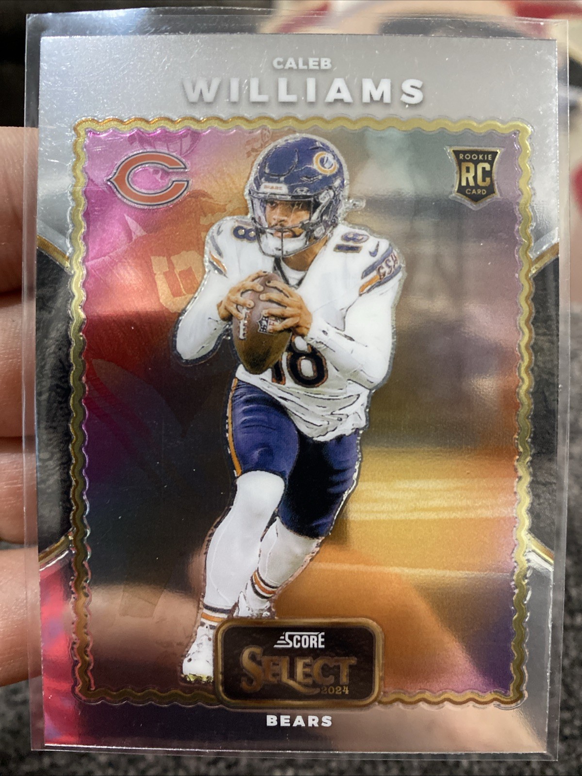 2024 Panini Select CALEB WILLIAMS Rookie RC Base Score Select Throwback #21 🔥🏈