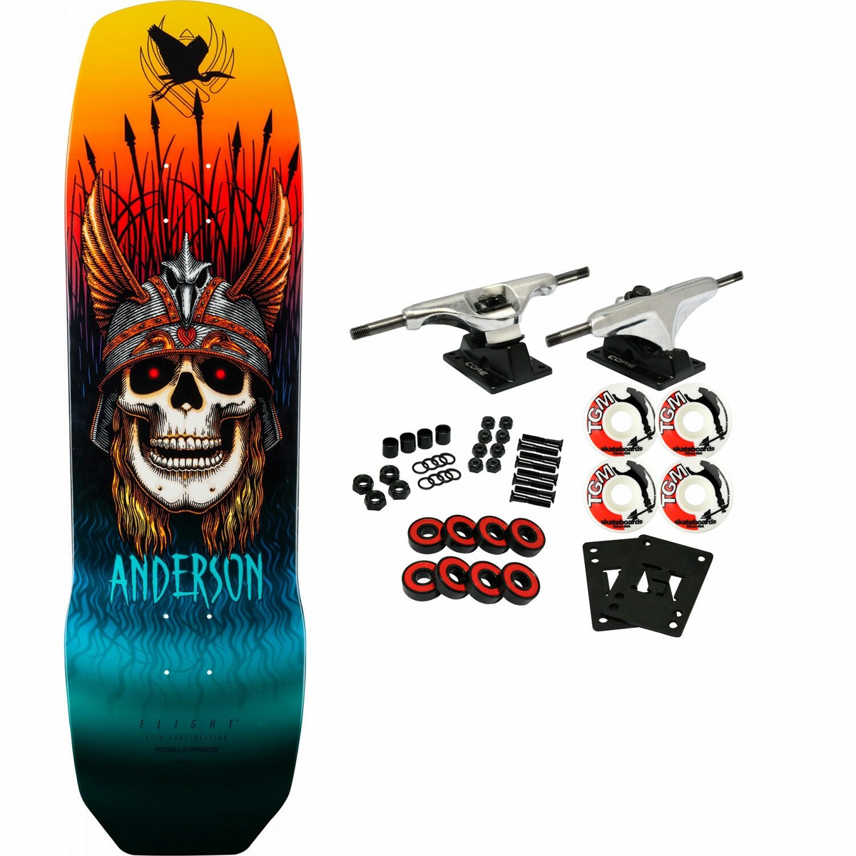 Powell Peralta Skateboard Complete Pro Flight 290 Andy