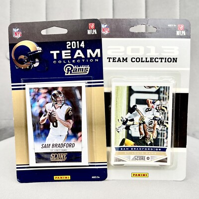 Panini NFL Score St Louis Rams Vintage Trading Card Sealed Pack Konvolut Restposten