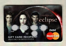 MYPLASH Twilight Saga: Eclipse ( 2010 ) Gift Card ( $0 - EXPIRED ) V2