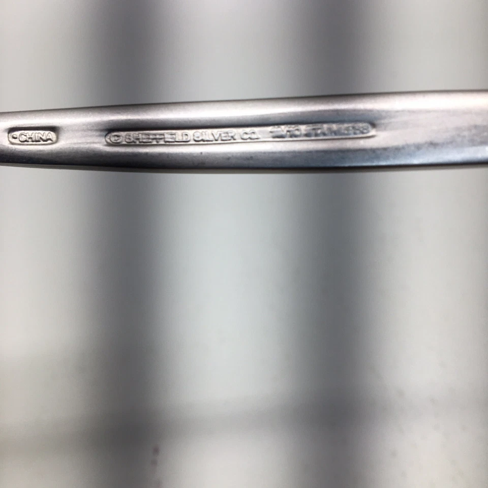 Sheffield Silver Co. Столовые приборы из нержавеющей стали 2 чайные ложки матовые 18/10 - Изображение 2 из 4