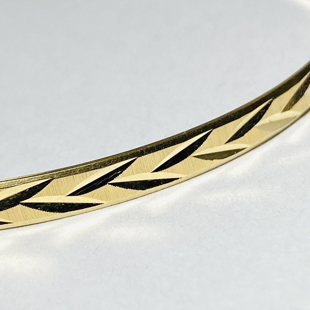 8*8様 visvim I.C.T. 22 VINTAGE BANGLE Ind Vios 14K Yellow Gold Etched 8.1