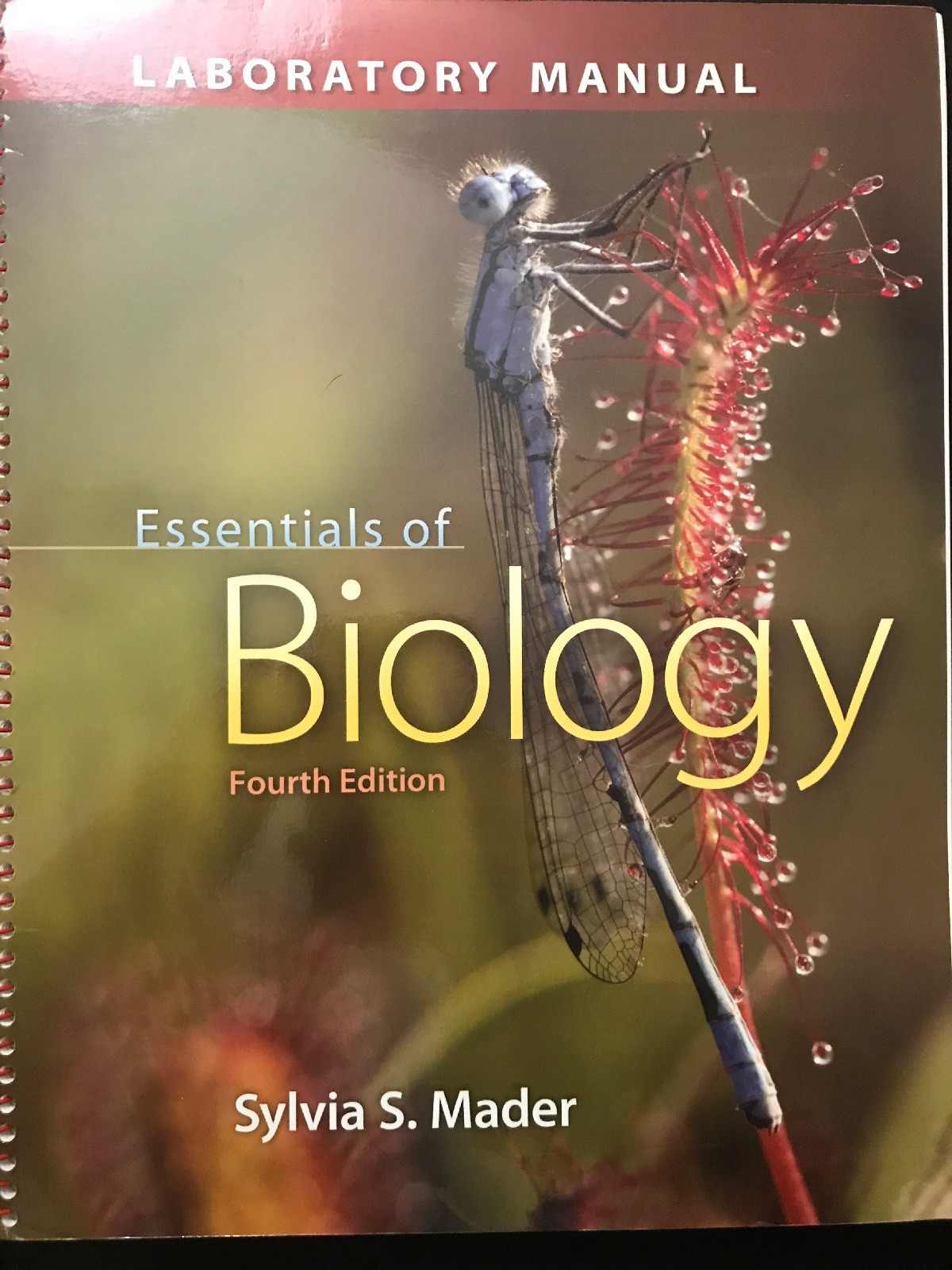 lab manual for essentials of biology by sylvia s mader 2014 rh ebay com