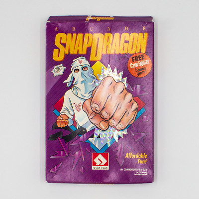 SnapDragon/Cave Fighter 1987 Commodore 64/128, C64, 5,25'' Disk Small Big Box