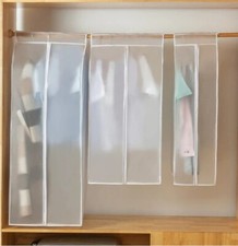 Clothes Dust Cover Fabric Case suit cover for Home Household Hanging-type Coat S