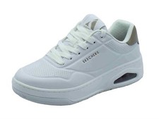 Skechers Street Los Angeles 177705 Uno Court Fast Break White Sneakers Sportive