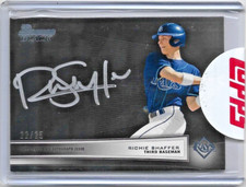 2012 Bowman Black Collection Autographs — Richie Shaffer, Tampa Bay Rays #22/25