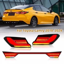 LED Tail Lights W/Trunk Lid Light For Toyota Camry 2018-2023 Animation Rear Lamp