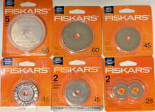 FISKARS Rotary Trimmer Blades Rotary Scoring Blades 28mm / 45mm / 60mm UPICK NEW