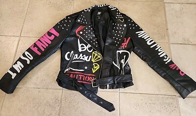 REDFOX COLORBLOCK BIKER JACKET/COAT Medium