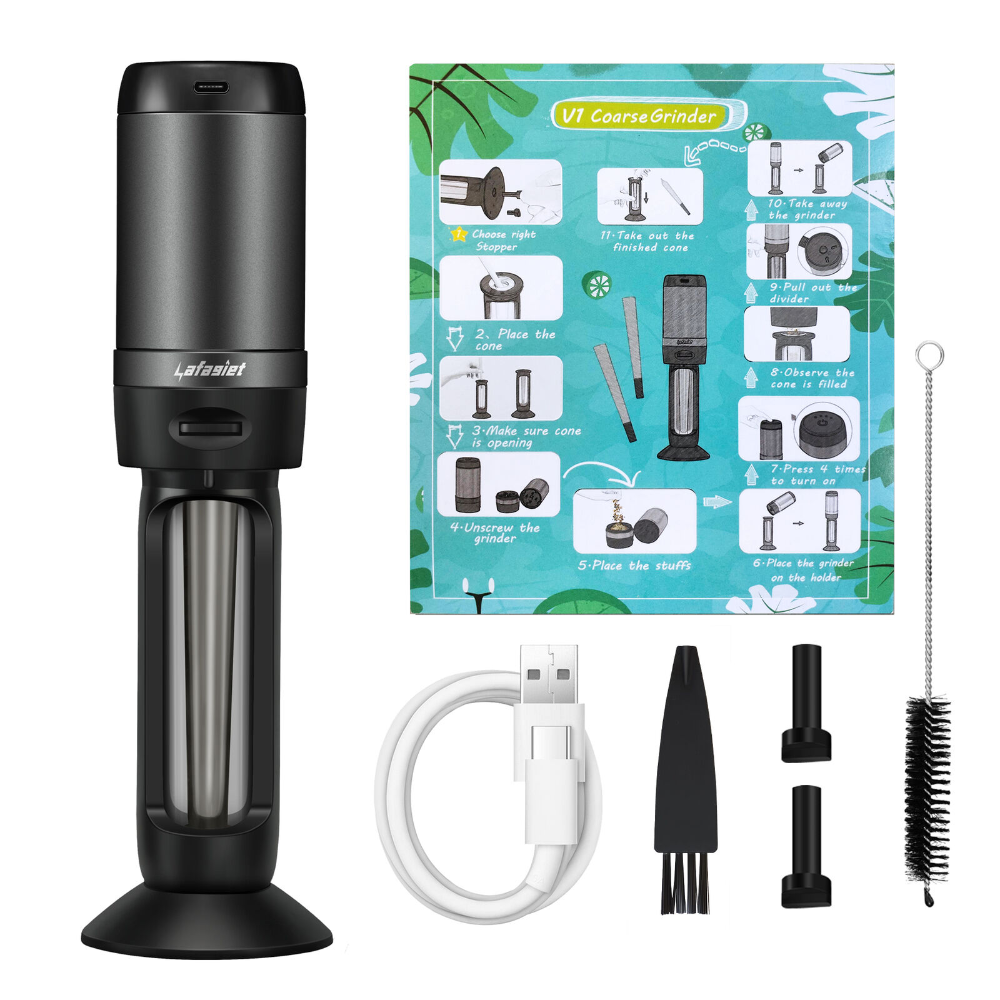 Automatic Grinder Electric Herb Grinder & Cone Filler Tobacco Spice