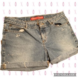 guess jean shorts womens