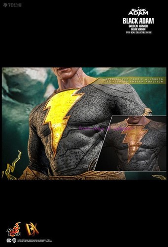 Hot Toys Dx31 1/6 Movie Masterpiece Black Adam Golden Armor Deluxe Version - Picture 12 of 13