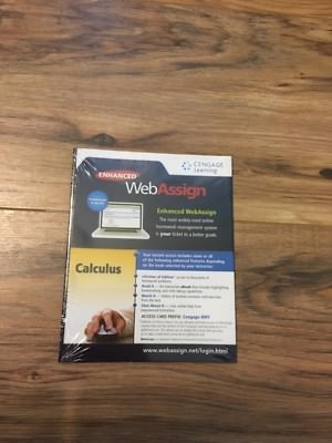 Enhanced WebAssign Printed Access Card for Calculus, Multi-Term Courses,... 