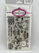 The Stamps of Life Stamps Made In USA / Snowman 2 Stamp
