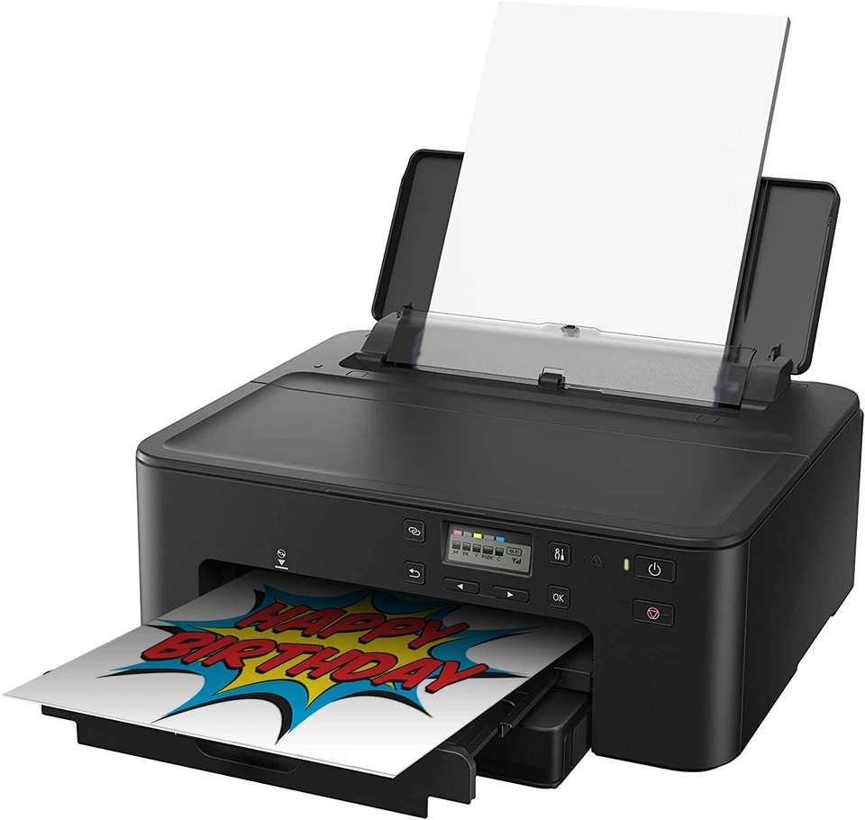 Impresora de imágenes Canon Cake Topper, cartuchos de tinta comestible, kit de obleas y hojas de azúcar Foto 2 de 4