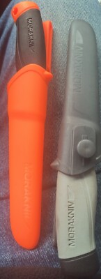 Morakniv Craftline Robust Grey And Morakniv Stainless Blaze Orange 