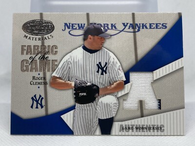2004 Leaf Certified Materials Fabric of the Game /100 Roger Clemens Yankees