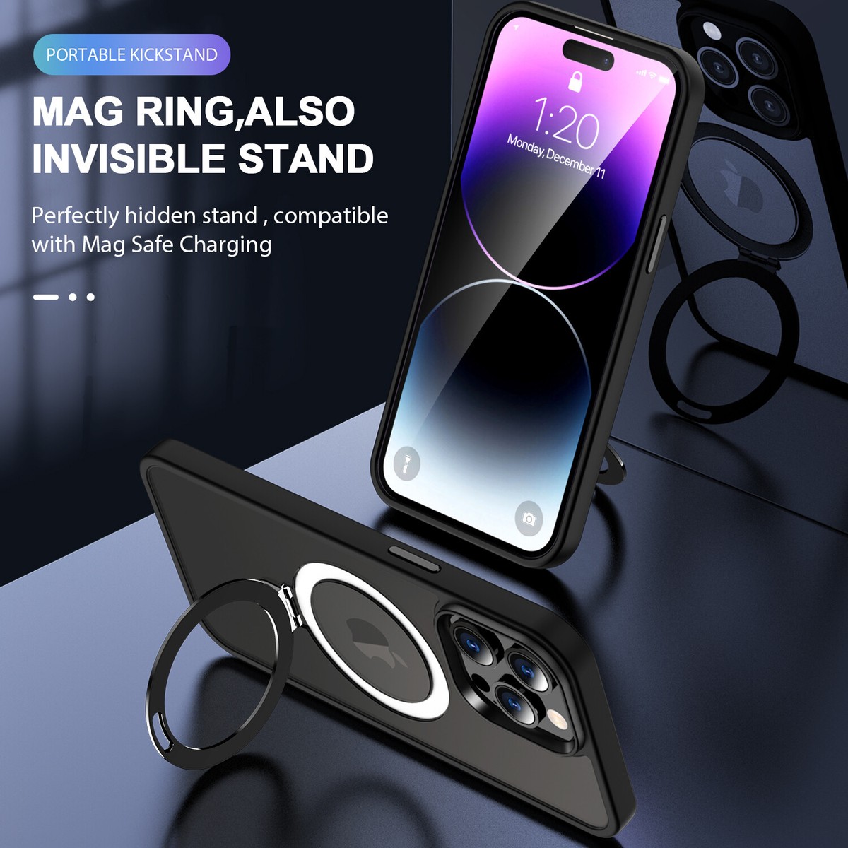 Custodia Ring Per IPhone Con Anello E Supporto MagSafe &ndash; Antiurto E Sottile