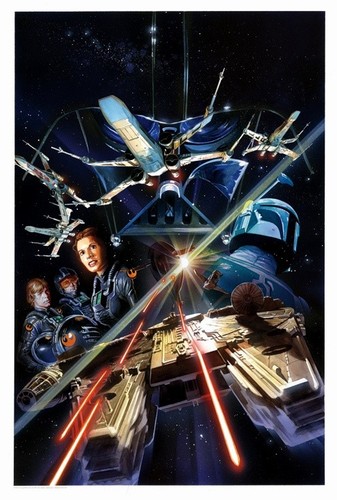 Alex Ross Star Wars Kunstwerk Luke Leia Vader Obi-Wan Han Bildende Kunst Papier Giclées - Bild 4 von 11