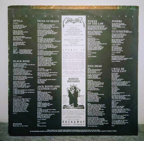 Mandator – Initial Velocity. 1988 Original pressing. EXCELLENT+ condition. - Picture 6 of 8