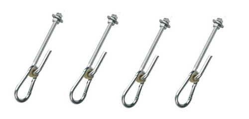 DIY Swing Set Square Posts Corner Hardware Kit Kids Make Your Own Backyard Play - Bild 8 von 9