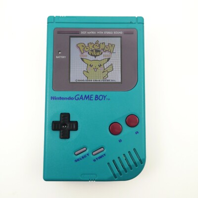 Hot Retrofit Game Boy DMG GBO Console With Highlight Back Light LCD -Teal