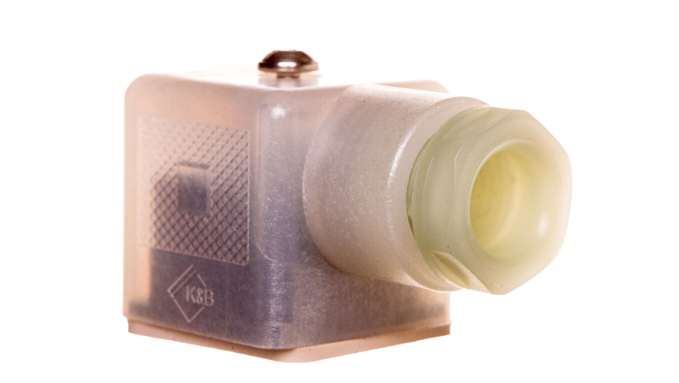 Valve plug 3P type A with LED power supply SACC-V-3 CON-PG9/A -1L-SV 24 1 /T2UK