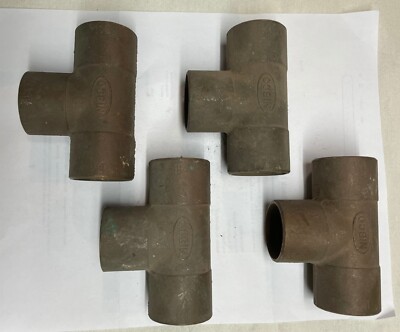 1-1/4'' Sweat Solder Solid Brass T Fittings