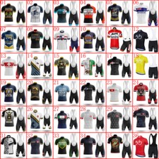 Summer Quick Dry Cycling Jersey Set Mens Short Sleeve Bike Clothes Cycle Outfits