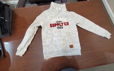 H M Label of Graded Goods LOGG Kids Sz 8-10 Pullover Fleece Hoodie Sweatshirt