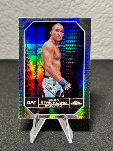 Réfracteur à prisme base UFC chromé 2024 Topps 1 - 200 - COMPLÉTEZ VOTRE SET - PYC - Photo 212/237