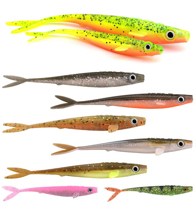 Spro Iris V-Power 80 100 130 160 200 UV No Action Vertikal Pelagic Gummifisch