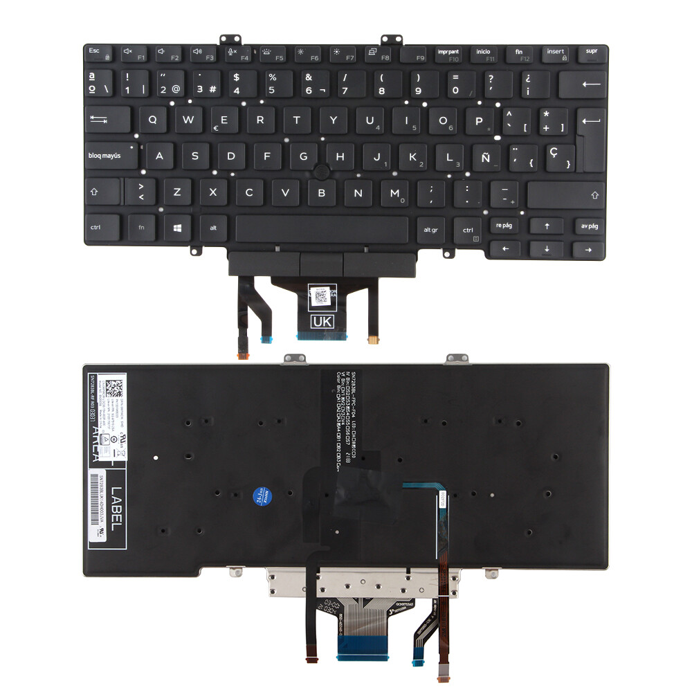 New SP Keyboard with Backlight for Dell Latitude 5400 5401 5410 5411 7400 7410
