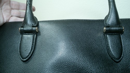 Borsa a tracolla Lauren Ralph Lauren Newbury doppia zip nera nuova senza etichetta grande - Foto 13 di 19