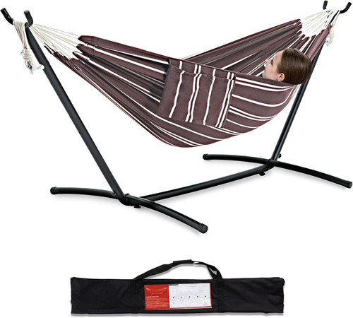 OUTDOOR HAMMOCKS 1-2 Person with Steel Stand Heavy Duty------ Choose Your Color - Picture 24 of 28