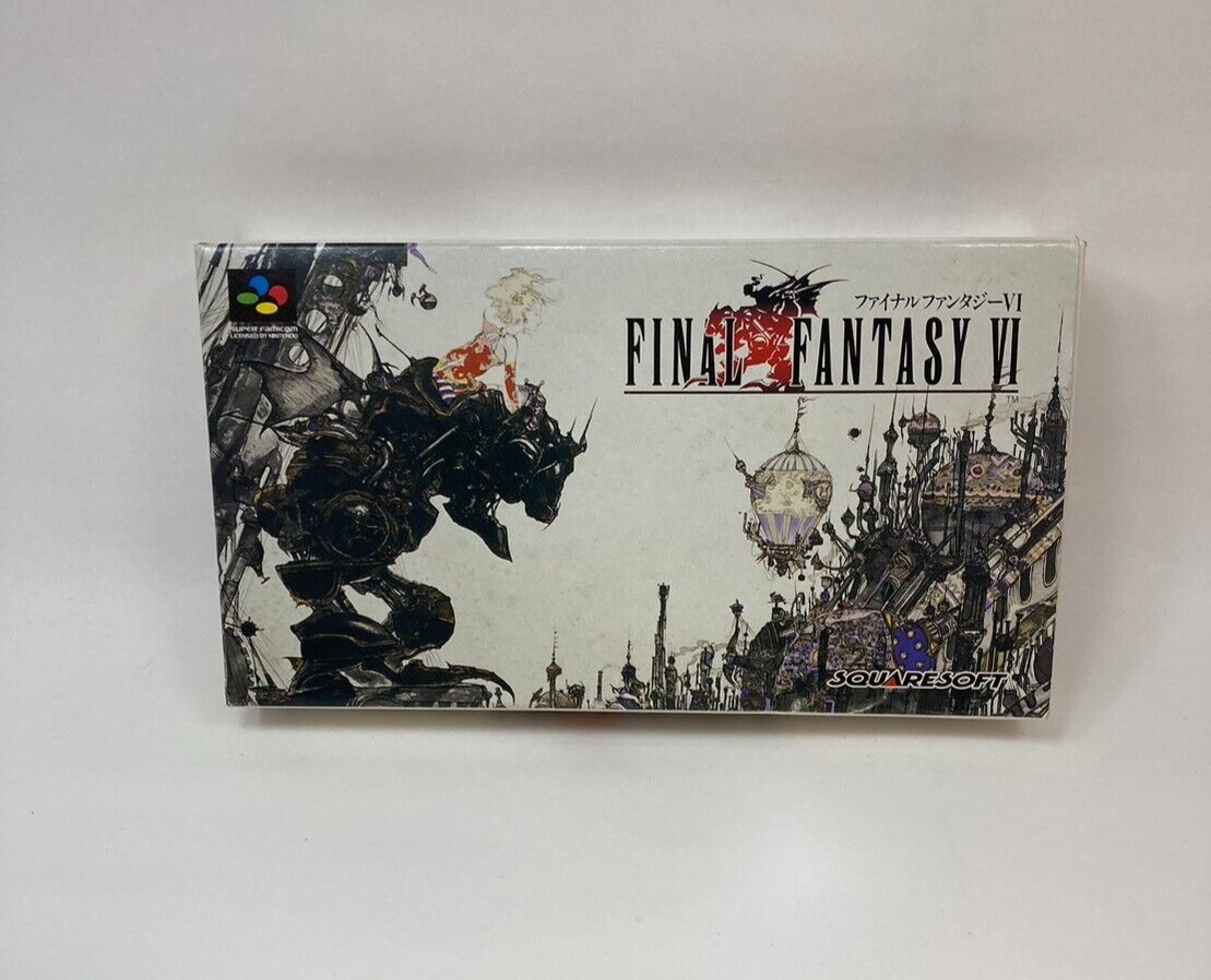 ファミコンソフト　ファイナルファンタジーV I Final Fantasy VI FF Nintendo Super Famicom Japanese Game classic
