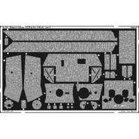 MW22 Eduard 35487 Zimmerit Panther Ausf.A Early 1/35 Pe Set For Dragon