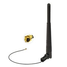 10pcs 2.4GHz 5dBi Omni WIFI Antenna with extended cable 6" u.fl end Pigtail